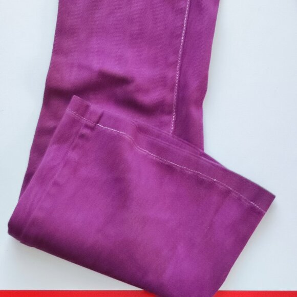 Joe Fresh High-rise Flare jeans women's size 25 purple - Picture 8 of 14